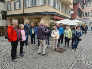 In der Mitte unser Stadtführer