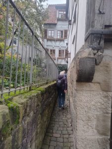 Tübingens Altstadt - das schmale Gässle